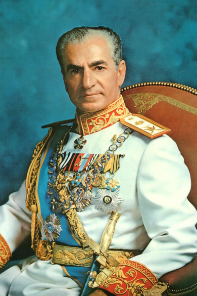An official portrait of Mohammad Reza Shah Pahlavi, the late Shah of Iran. Mohammad Reza Shah reigned as Shahanshah of Iran from 1941 until 1979, when the Islamic Revolution overthrew the monarchy. He died in exile in 1980 in Cairo, Egypt.