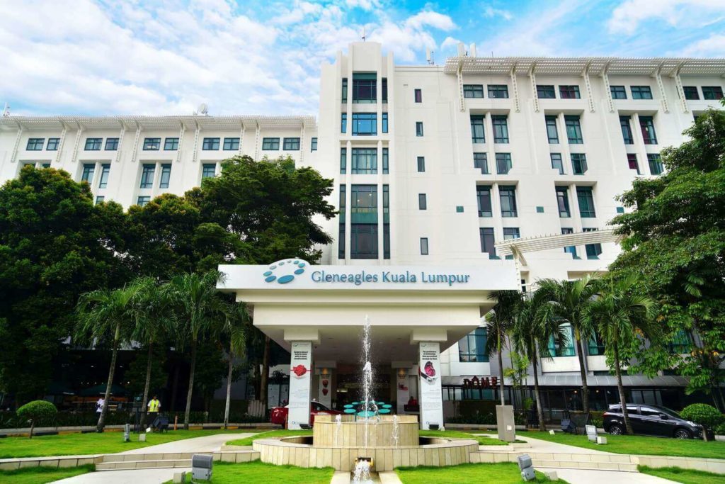 Gleneagles Hospital in Kuala Lumpur, Malaysia. Courtesy of Gleneagles Hospitals Malaysia